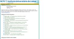 Desktop Screenshot of conferencias.iscte.pt