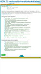 Mobile Screenshot of conferencias.iscte.pt