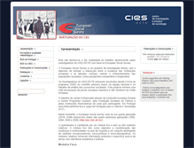 Tablet Screenshot of ess.cies.iscte.pt
