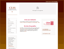 Tablet Screenshot of ceas.iscte.pt
